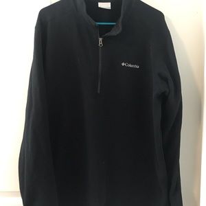 Black men’s zip front sweatshirt